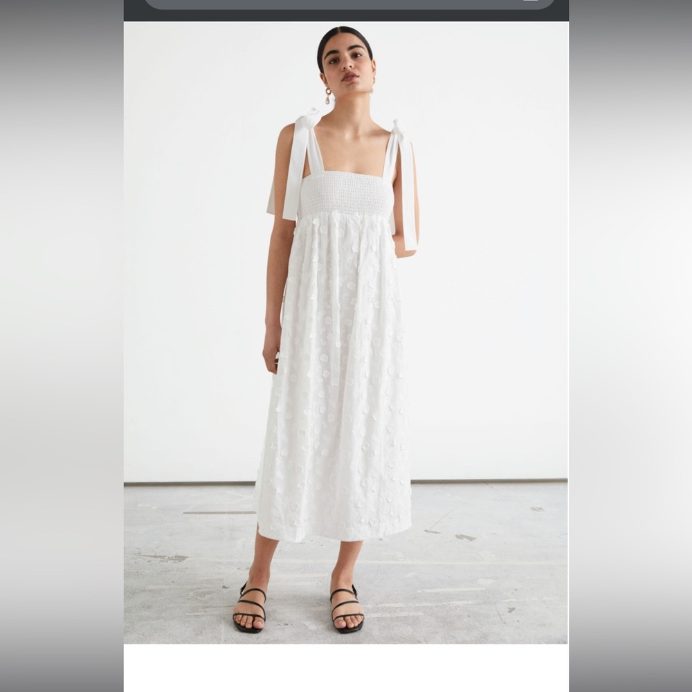 & other stories white dress